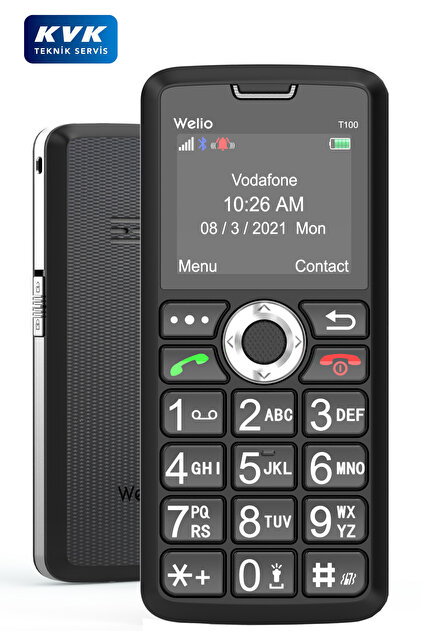 Welio WKEY T200 Tuşlu Cep Telefonu Kameralı Asker Telefonu Yaşlı