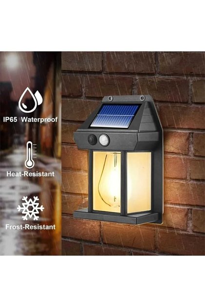 Güneş Enerjili Bahçe Led Ampul Hareket Sensörlü Bahçe Led Su Geçirmez 3 Mod'lu Solar Led Unichrome