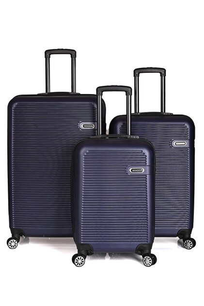 byLuxin Luxin Cage Abs Valiz 3 Lü Set Sarı - Fiyatı, Yorumları