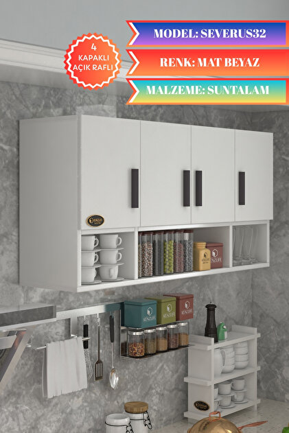 Kenzlife Hazır Mutfak Severus32 Byz 060*120*32 Mutfak Banyo Dolabı