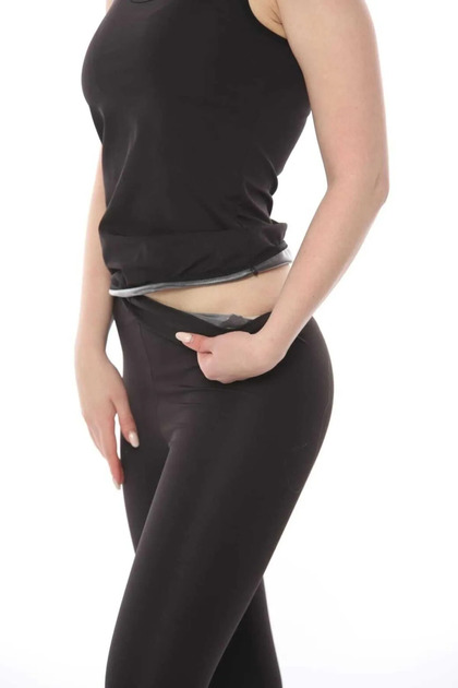 Unisex Original Thermal Sauna Bottom Top Singlet Leggings Sweating Sweatpants Set