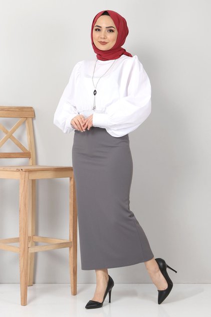 Tužková sukně Tsd00291 šedá