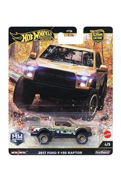 HOT WHEELS Premium Car Culture - 2017 Ford F-150 Raptor - FPY86