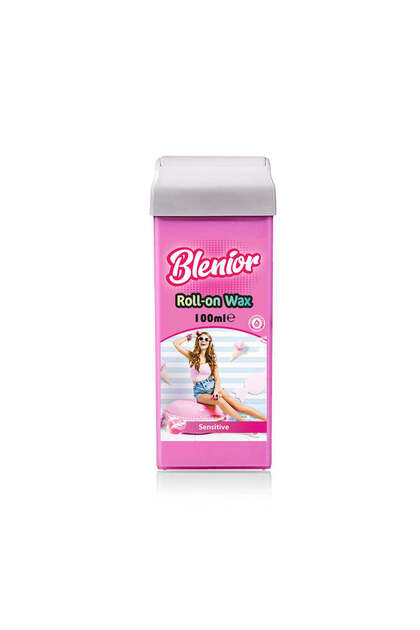 Ceară epilatoare roll-on de unică folosință - piele sensibilă, 100 ml, Blenior