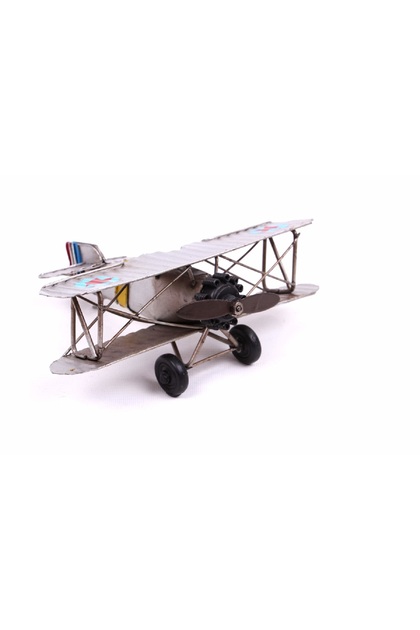 Decorative Metal Airplane Biplane Ornaments Home Living Room Tv Cabinet Desktop Office Decoration
