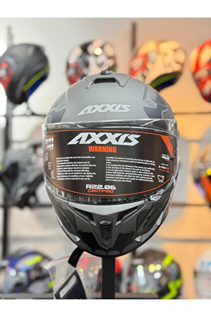 Axxis DRAKEN S TROOPER D2 MATT GREY KASK - Fiyatı, Yorumları