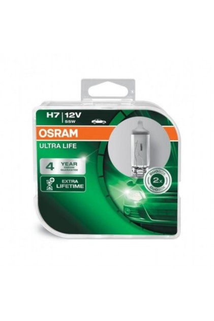 Σετ 2 λαμπτήρων H7 ULTRA LIFE Osram 12V 55W