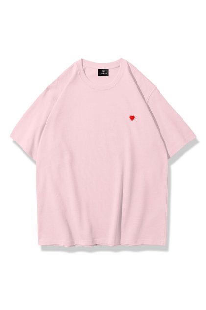 Women's Tiny Heart Tshirt Pink