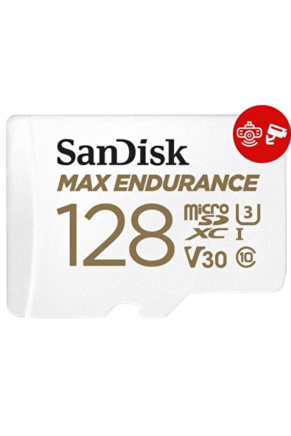 Card de memorie Sandisk MAX Endurance microSDXC, 128GB, Clasa 10, UHS-I U3, Adaptor SD