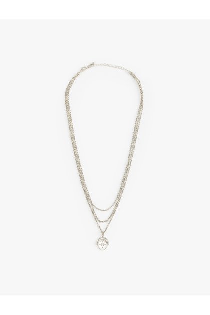 Charm Detaylı 3'lü Zincir Kolye