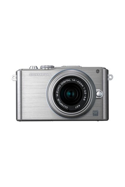 Olympus E-PL3 Gümüş+14-42mm+40-150mm Double Zoom Kit 12 MP Aynasız