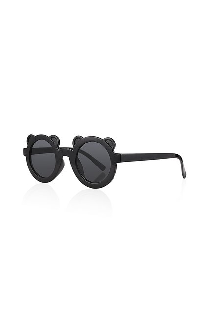 Modern Children's Sunglasses with Uv400 Protection Black 4034
