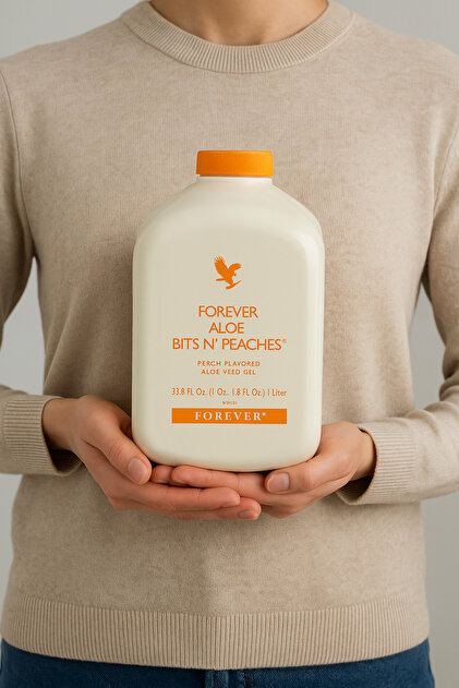 ALOEさま専用 Forever Living Forever Aloe Bits N' Peaches | 1 Litre | Şeftali