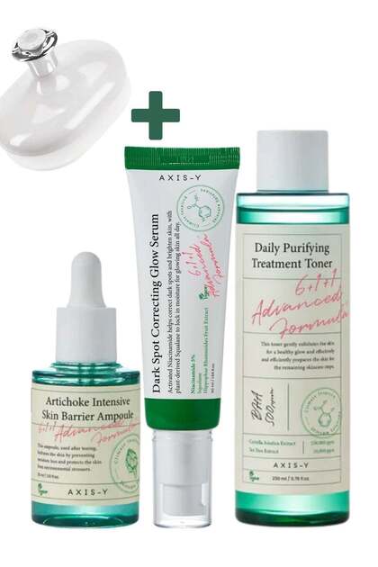 Revitalize and Radiate Trio Set - Complete Skincare Routine with Balancing Toner, Barrier Rep