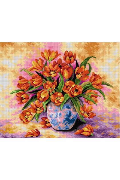 Printed Tapestry Tulips 2237 40*50 cm
