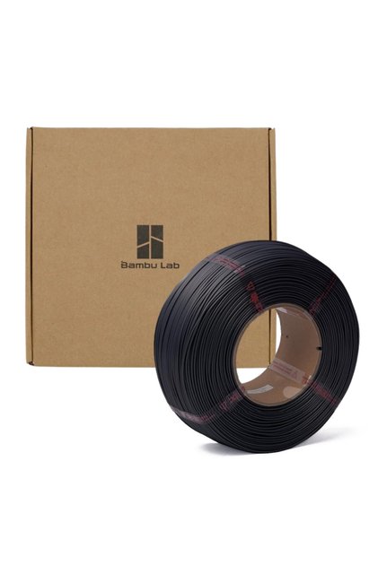 Reumplere filament PLA Basic, 1.75 mm, Negru, Bambu Lab
