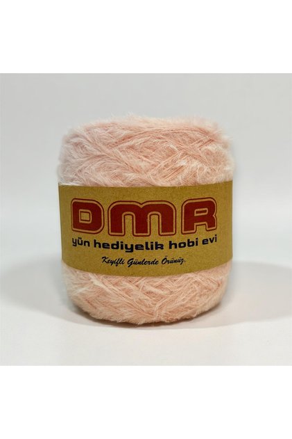 200Gr Rabbit Fur (Rabbit-Fur) Hand Knitting Yarn - Salmon