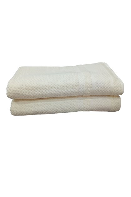 Özdilek (2 Pcs) Large Size Bath Towel 90X150 cm Devon Cream