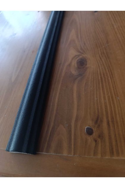 1 Adet (1 MT) Duvar Kaplama Dekoratif Boyalı Strafor Köpük Çıta (4 CM'LİK) - SİYAH Renk