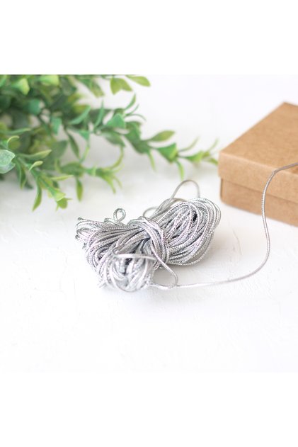 20 Meters (Gold - Silver) Color Decorative Glitter Monofilament Thread, Bracelet Thread, Jewelry Thread, Package Thread