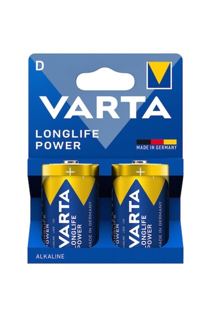 Set 2 Baterii Alcaline Longlife Power D