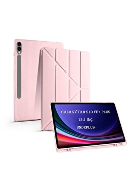 UnDePlus Samsung Galaxy Tab S10 FE+ Plus Kılıf Kalem Bölmeli