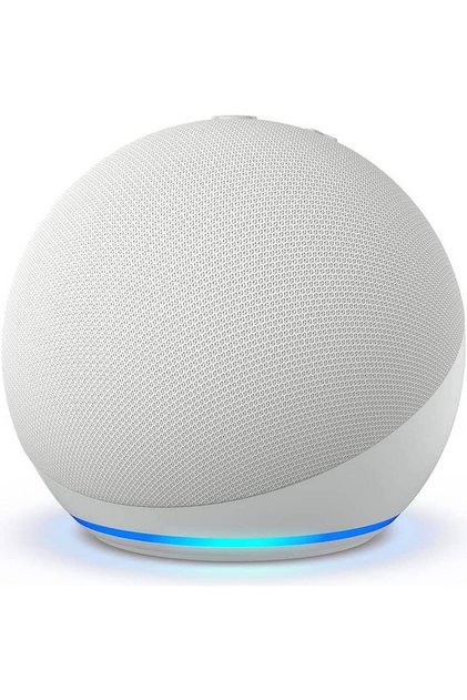 Echo Dot 5th Gen Smart bluetooth Speaker with Alexa - GlacIer White
