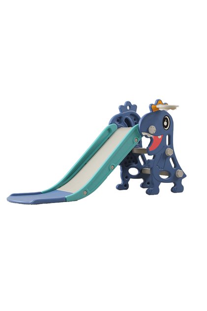 Children's Freestanding Slide Indoor Household Small Kids Slide for Toddlers Folding Indoor Blue