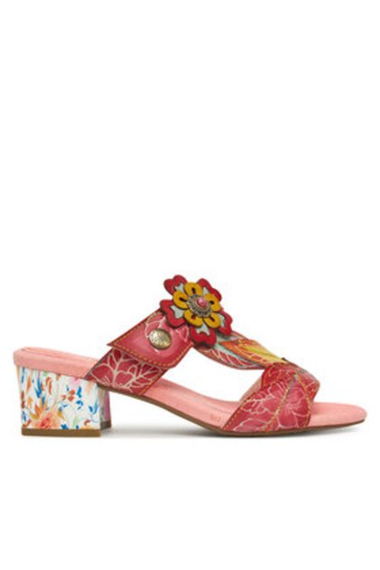 Flip-flops de damă multicolor LAURA VITA-HUCBIO 53 FUSHIA