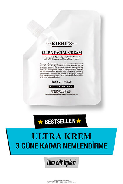 Kiehl's Ultra Facial 24 Saat Nemlendirici Günlük Krem Refill 150