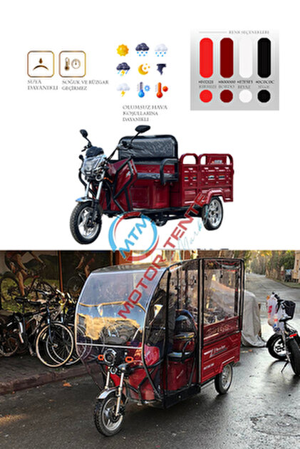 Sfm EXPRESS MAX ELEKTRİKLİ 3 TEKER KABİNLİ TRICYCLE MOPED-2025