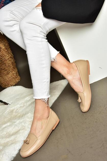R667001203 Ten Genuine Leather Ballerinas