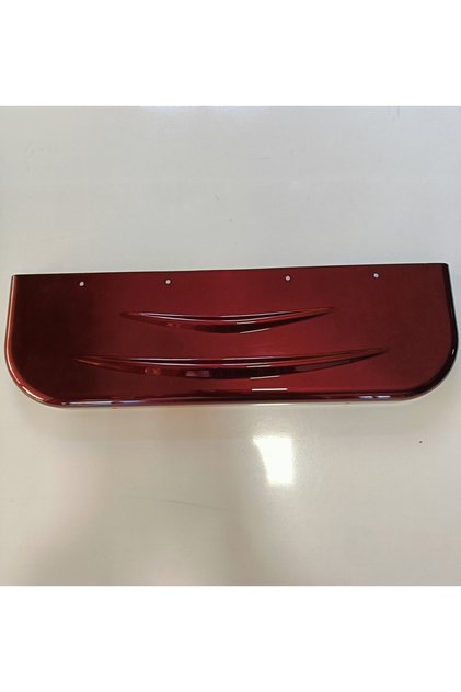 3 Tekerlekli Elektrikli Motor Koltuk Rayı Arka Kapağı Koyu Kırmızı