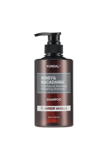 Kundal Honey & Macadamia Nature Shampoo - 500ml Amber Vanilla, Anti-Fracture Nourishing Care Shampoo
