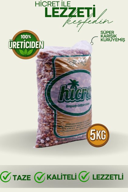 Süper Karışık Kuruyemiş 5 Kg - Düğün Kuruyemiş Paketi - Atıştırmalık Çerez