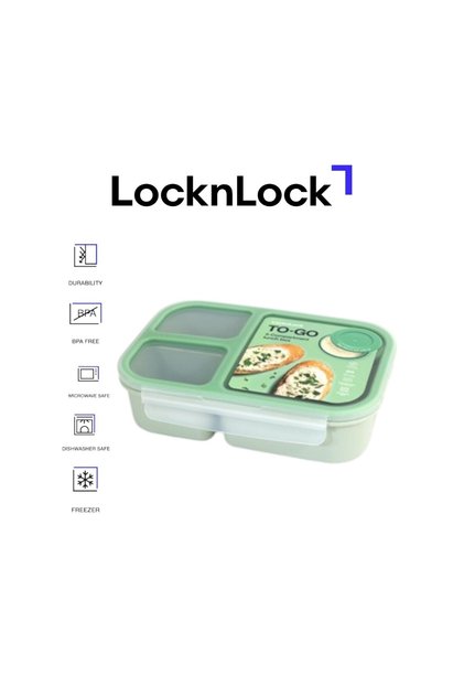 To Go Lunchbox 980ml Mint - Leak-Proof, Compact, Microwave Safe