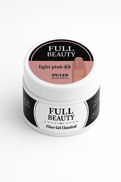 Full Beauty Protez Tırnak Jeli Builder Jel Light Pink Pembe 15ml