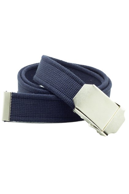 Sports Men's Belt Navy Blue 4 cm for Jeans and Canvas