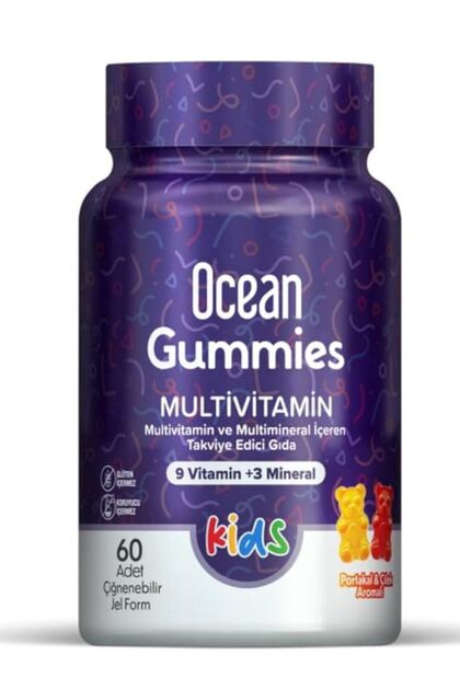 Ocean smart gummies multivitamin 60 pieces chewable gel form
