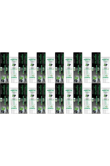 Natural Toothpaste 100ml with Activated Carbon (Set of 12)