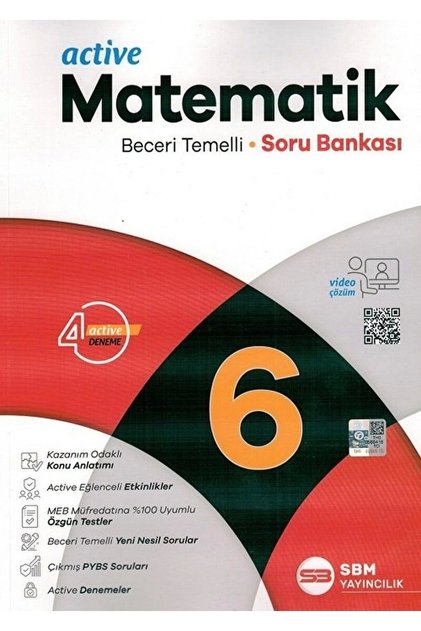 6. Sınıf Matematik Active Soru Bankası / Kolektif / SBM Yayıncılık / 9786059567893