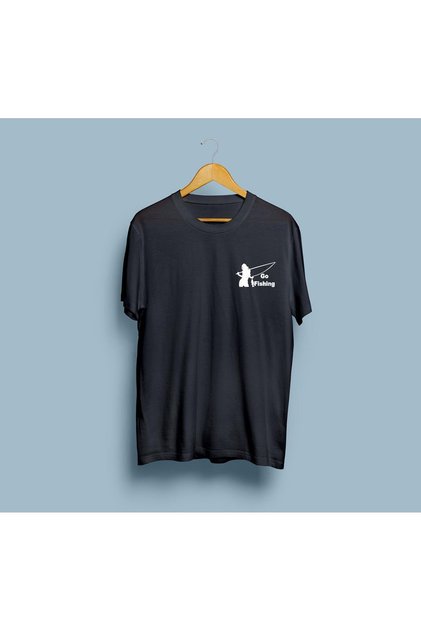 Oversize Go Fishing / Fisherman Girl Design Unisex T-Shirt