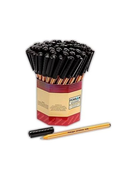 1010 Ballpoint Pen (1mm) Black 60 Pieces 1 Mm