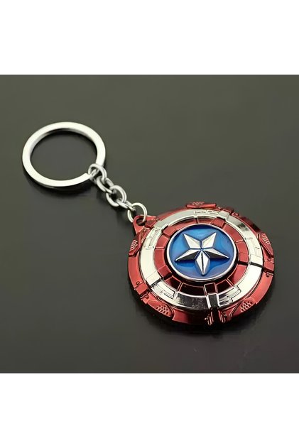 CAPTAN AMERİCA Metal Anahtarlık Film Hayranları Aksesuarları Cosplay Koleksiyon ANAHTARLIK