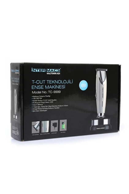 Genel Markalar İNTER MAC3 T-CUT TEKNOLOJİLİ ENSE VE SAKAL MAKİNESİ