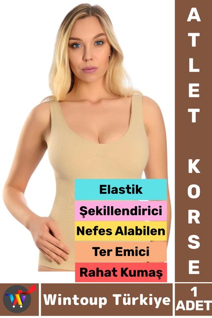 Special Production Abdomen Waist Chest Shaping and Lifting Elastic Comfortable Sweat Absorbent Women's Tank Top Corset