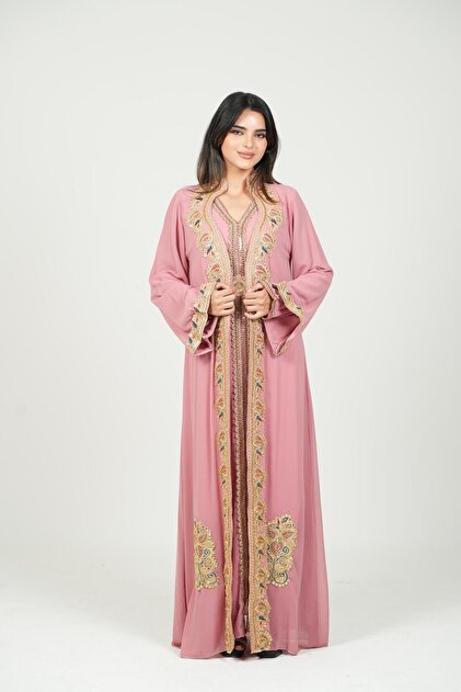 Moroccan Kaftan Embroidered Luxury Dress Women Kaftan Dress