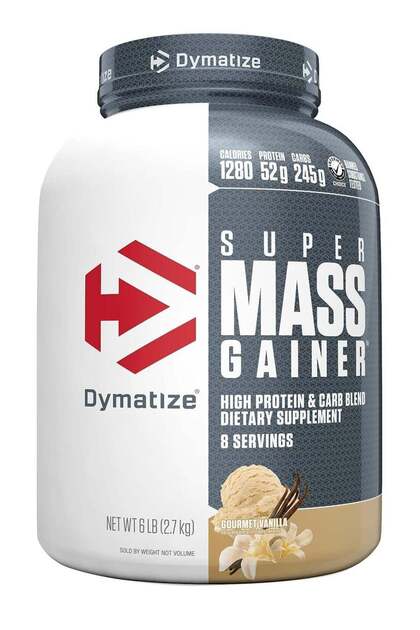 Super Mass Gainer, Gourmet Vanilla, 6 LB
