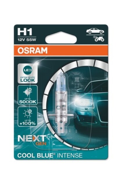Bec H1 Osram Cool Blue Intense Next Gen +100% 35W 12V