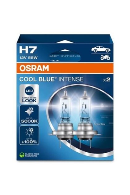 Set de 2 becuri H7 Albastru Intens Osram NextGen 12V 55W